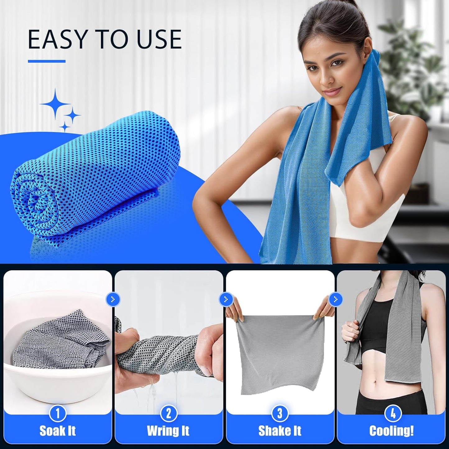 ASTICKL Cooling Sports Towel
