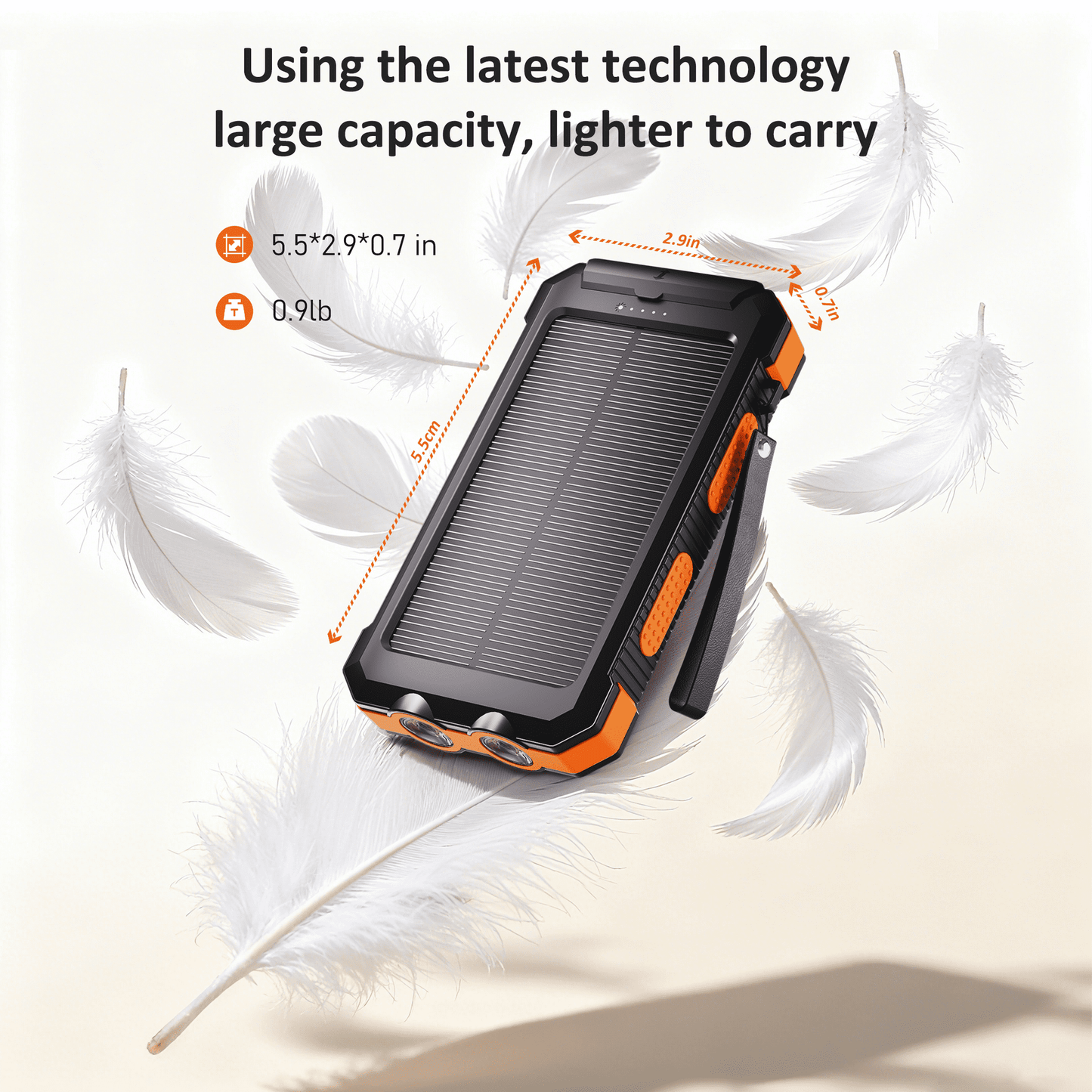 ASTICKL 30000mAh Solar Charger Power Bank